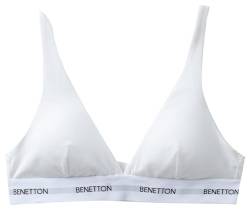 United Colors of Benetton Damen BH 3op81r00n Unterwäsche, Bianco 101, L von United Colors of Benetton