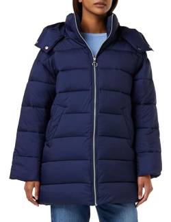 United Colors of Benetton Damen Jacke 2sywdn03b Lange Daunenjacke, Dunkelblau 252, M von United Colors of Benetton