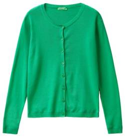 United Colors of Benetton Damen Koreanisches Trikot M/L 1091d5558 Strickjacke, Intensivgrün 108, L von United Colors of Benetton