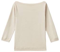 United Colors of Benetton Damen Maglia M/M 1091D1M09 Pullover, Beige Chiaro 152, M von United Colors of Benetton