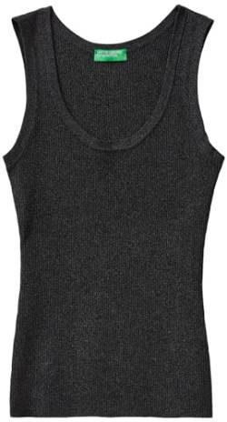 United Colors of Benetton Damen Tanktop 1mebdh00g Unterhemd, Schwarz 700, Small von United Colors of Benetton