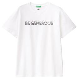 United Colors of Benetton Herren 3096u1057 T-Shirt, Optisches Weiß 101, XXL von United Colors of Benetton