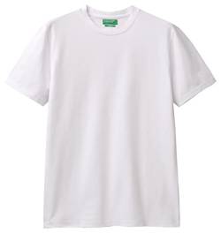 United Colors of Benetton Herren 3m1pu102w T-Shirt, Optisches Weiß 101, XXL von United Colors of Benetton