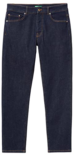 United Colors of Benetton Herren 4DHH57BC8 Hose, Dunkelblauer Denim 905, 31 von United Colors of Benetton