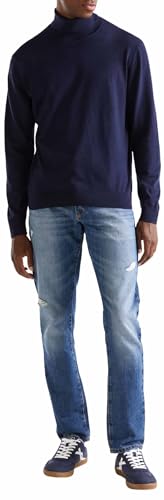 United Colors of Benetton Herren Radtrikot M/L 10cvu2519 Pullover, Dunkelblau 016, XXL von United Colors of Benetton