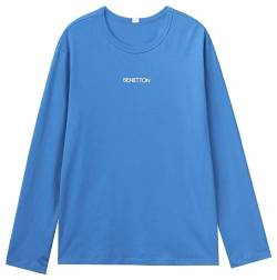 United Colors of Benetton Herren T-Shirt M/L 30964m017 Pyjamaoberteil, Hellblau 16F, Large von United Colors of Benetton