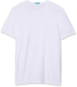 United Colors of Benetton Herren T-Shirt Pullover, Weiß (Bianco 101), X-Small von United Colors of Benetton