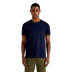 United Colors of Benetton Herren T-Shirt Pullunder, Blau (Blu Scuro 016), One Size (Herstellergröße: Medium) von United Colors of Benetton