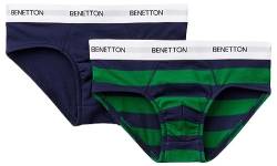 United Colors of Benetton Jungen 2 Slip 3TTU0S01C Dessous-Set, Multicolore 65K, XS von United Colors of Benetton