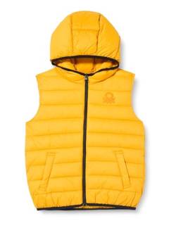 United Colors of Benetton Jungen Weste 2twdcj007 Jacke, Giallo Ocra 0d6, M von United Colors of Benetton