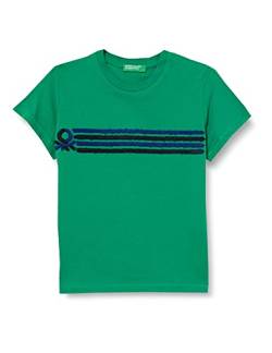 United Colors of Benetton Kinder und Jugendliche 3i1xc151i T-Shirt, Bright Green 108, 90 cm von United Colors of Benetton