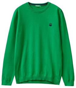 United Colors of Benetton Kinder und Jugendliche T-Shirt G/C M/L 1098q1072 Pullover, Benetton Green 108, 140 cm von United Colors of Benetton