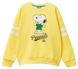 United Colors of Benetton Kinder und Jugendliche Trikot G/C M/L 3J68C10JB Sweatshirt, gelb, 122 cm von United Colors of Benetton