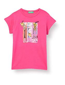 United Colors of Benetton Mädchen 3i1xc1576 T-Shirt, Fuchsia 3l5, 68 cm von United Colors of Benetton