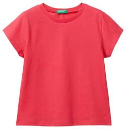 United Colors of Benetton Mädchen 3i1xg106y T-Shirt, Rot Magenta 34l, XS von United Colors of Benetton