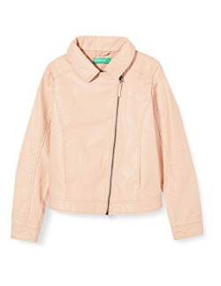 United Colors of Benetton Mädchen Giubbino Mantel, Pink (Rosa 901), 128 (Herstellergröße: Medium) von United Colors of Benetton