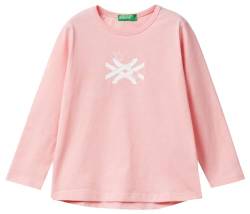 United Colors of Benetton Mädchen M/L 3096G10A4 T-Shirt, Rosa 03z, 4 Jahre von United Colors of Benetton