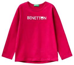 United Colors of Benetton Mädchen M/L 3096G10A4 T-Shirt, Rosso Magenta 2e8, 3 Jahre von United Colors of Benetton