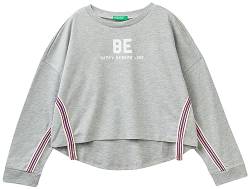 United Colors of Benetton Mädchen M/L 3vr5c10e8 T-Shirt, Grigio Melange 501, 140 cm von United Colors of Benetton