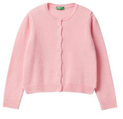 United Colors of Benetton Mädchen und Mädchen Jacke M/L 1244c500f Strickjacke, Rosa 03z, 170 cm von United Colors of Benetton