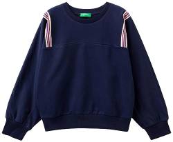 United Colors of Benetton Mädchen und Mädchen Trikot G/C M/L 36fpc10e7 Sweatshirt, Dunkelblau 252, 170 cm von United Colors of Benetton