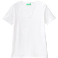 United Colors of Benetton T-Shirt mit modischem V-Ausschnitt von United Colors of Benetton