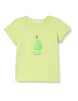 United Colors of Benetton Unisex Baby T 3I1XA1007 Kurzarm Shirt, Giallo Lime 079, 50 von United Colors of Benetton