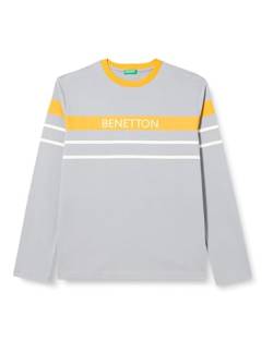 United Colors of Benetton Unisex Kinder M/L 3bl0c10dx T-Shirt, Grigio Chiaro 16k, XL von United Colors of Benetton