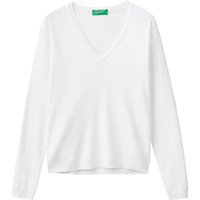 United Colors of Benetton V-Ausschnitt-Pullover in zeitloser Optik mit vielseitigen Einsatzmöglichkeiten von United Colors of Benetton