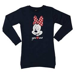 Disney Minnie Mouse Nachthemd für Damen - You & Me Schlafshirt Pyjama Langarm Oberteil Blau (M) von United Labels