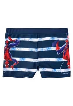 Marvel Spiderman Badehose für Jungen - Kinder Schwimmhose Badekleidung Hose Blau (DE/NL/SE/PL, Numerisch, 92, Regular, Blau) von United Labels