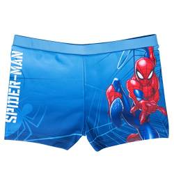 Marvel Spiderman Badehose für Jungen Schwimmhose Badekleidung Hose Kinder Blau (as3, Numeric, Numeric_110, Numeric_116, Regular) von United Labels