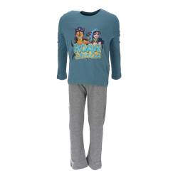 Paw Patrol Schlafanzug für Jungen - Roar to The Rescue Kinder Pyjama Set Langarm Oberteil mit Hose Grau/Blau (as3, Numeric, Numeric_110, Numeric_116, Regular, 110-116) von United Labels