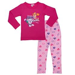 Paw Patrol Schlafanzug für Mädchen - Girls Rule - Kinder Pyjama Set Langarm Oberteil mit Hose Rosa/Pink (as3, Numeric, Numeric_98, Numeric_104, Regular) von United Labels
