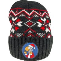 United Labels® Baseball Cap Ralph Ruthe Mütze - XMAS Wollmütze Schwarz Rot von United Labels