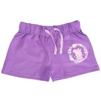 United Labels® Shorts Peppa Wutz Shorts für Mädchen - You, me & the sea Lila von United Labels