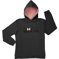 United Labels® Sweatshirt Disney Minnie Mouse Kapuzenpullover für Damen langärmlig Grau von United Labels