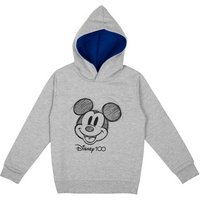 United Labels® Sweatshirt Mickey Mouse Hoodie Jungen Kapuzenpullover Pullover Sweatshirt Grau von United Labels