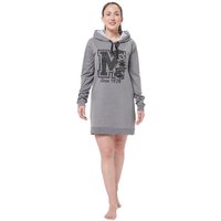 United Labels® Sweatshirt Minnie Mouse Sweatkleid Damen Oversize Hoodie Kapuzenpullover Grau von United Labels