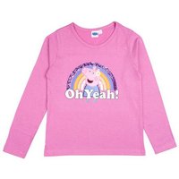 United Labels® Sweatshirt Peppa Wutz Pullover für Mädchen – Oh Yeah - mit Pailletten langärmlig von United Labels