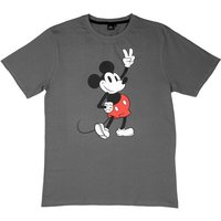 United Labels® T-Shirt Disney Mickey Mouse T-Shirt für Männer Grau von United Labels