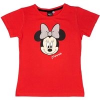 United Labels® T-Shirt Disney Minnie Mouse T-Shirt für Mädchen Rot von United Labels