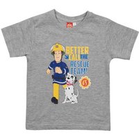 United Labels® T-Shirt Feuerwehrmann Sam T-Shirt Rescue Team - Grau von United Labels