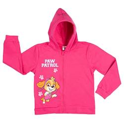 United Labels Paw Patrol Kapuzenpullover für Mädchen Kinder Hoodie Sweatshirt Pullover langärmlig Pink (as3, Numeric, Numeric_98, Numeric_104, Regular, 98-104) von United Labels