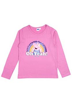 United Labels Peppa Wutz Pullover für Mädchen – Oh Yeah - Peppa Kinder Sweatshirt mit Pailletten langärmlig (as3, Numeric, Numeric_86, Numeric_92, Regular) von United Labels