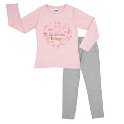 United Labels Peppa Wutz Schlafanzug für Mädchen - My Favourite Things Pyjama Kinder Oberteil und Hose Rosa/Grau (as3, Numeric, Numeric_110, Numeric_116, Regular, 110-116) von United Labels