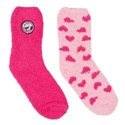 United Labels The Peanuts Snoopy Kuschelsocken für Damen Flauschige Wintersocken warme Socken Rosa/Pink (2er Pack) (as3, numeric, numeric_39, numeric_42, regular, regular) von United Labels