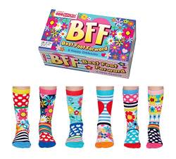 BFF Beste Freunde Oddsocks Socken in 30,5-38,5 im 6er Set - Strumpf von United Oddsocks