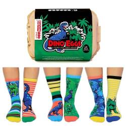 Dino Eier Oddsocks Socken in 30,5-39 im 6er Set - Strumpf von United Oddsocks