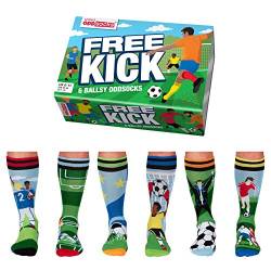 Free Kick Fußball Oddsocks Socken in 39-46 im 6er Set - Strumpf von United Oddsocks